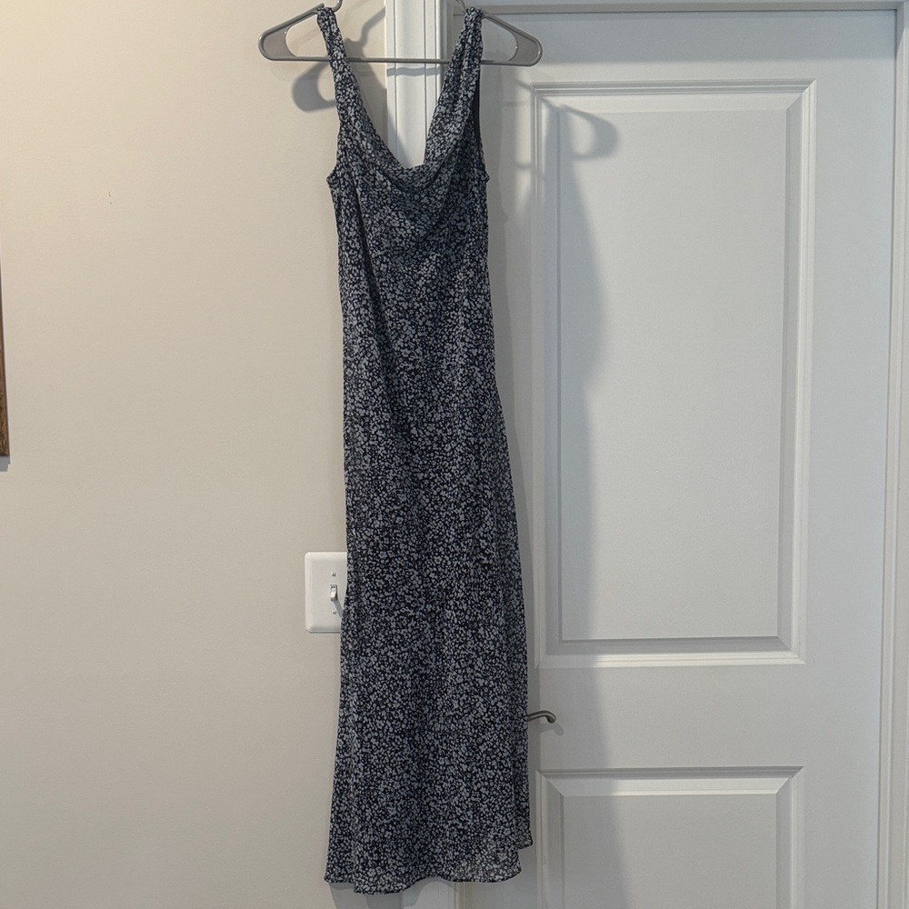 Abercrombie & Fitch Navy Floral Maxi Dress
